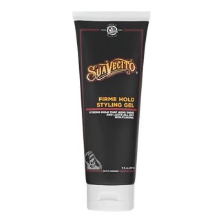 Gel para cabello de fijación fuerte 237 g en tubo, vista frontal, Suavecito