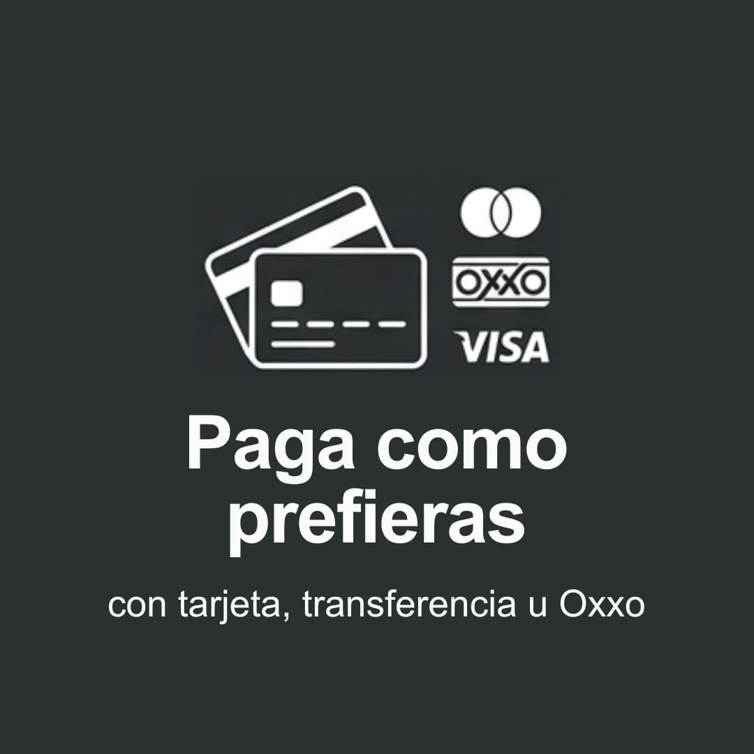 Métodos de pago: tarjeta, transferencia y Oxxo – Cocodryle
